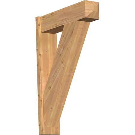 Ekena Millwork Traditional Craftsman Smooth Outlooker, Western Red Cedar, 7 1/2"W x 28"D x 40"H OUT08X28X40TRA04SWR